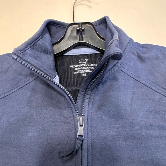Vineyard Vines Womens Navy Blue Pullover Jacket 1/4 Zip Performance Golf Sz XS - Picture 10 of 11